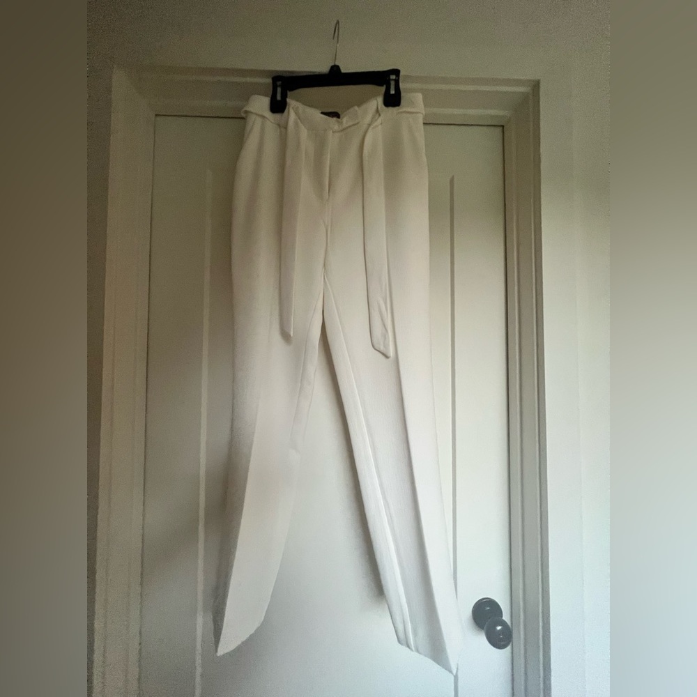 Vince Camuto white flowy trousers